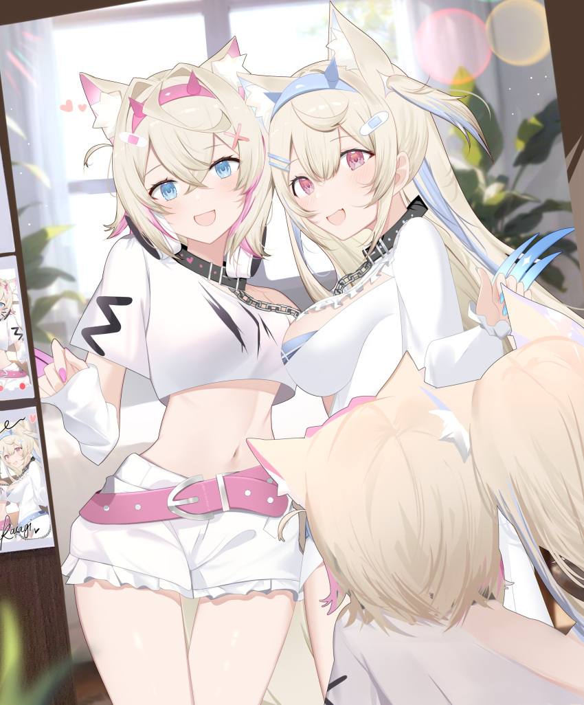 absurdres, fuwawa_abyssgard, highres, kasagi_uwu, mococo_abyssgard