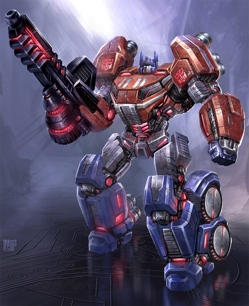 arm_cannon, autobot, clenched_hand, concept_art, cybertron, emblem, energy_cannon, english_commentary