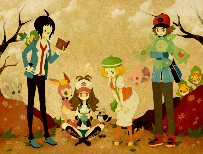 atori12, bad_id, bag, baseball_cap, bel_(pokemon), bell_(pokemon), black_hair, blonde_hair
