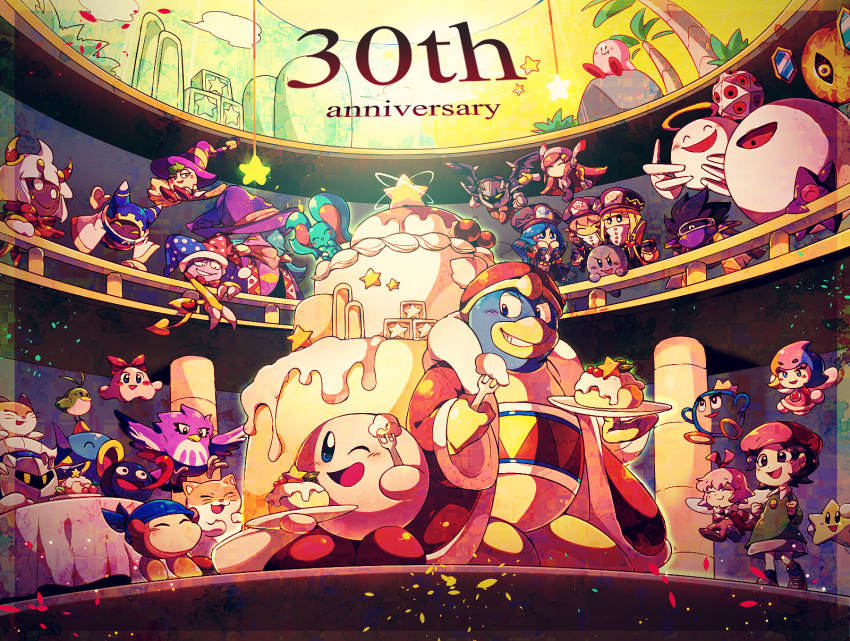 1other, 5girls, 6+boys, ^_^, absolutely_everyone, adeleine, ahoge, angel