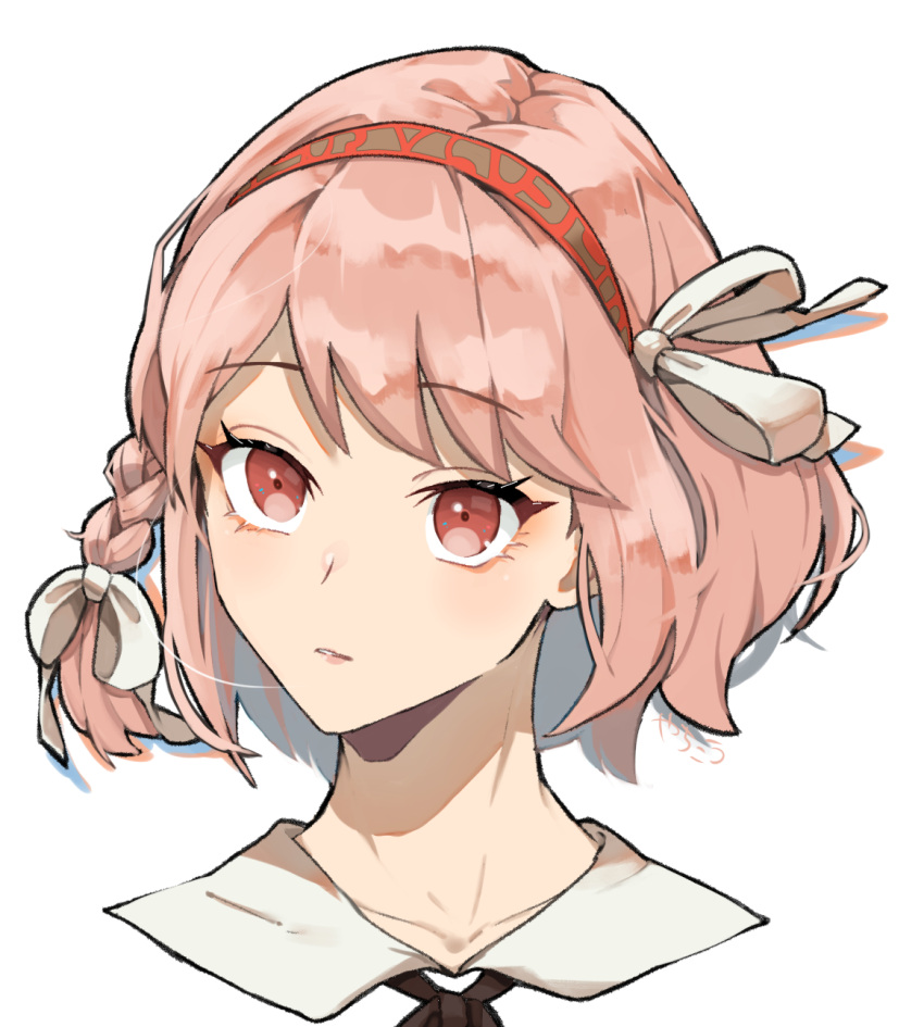 1girl, braid, close-up, closed_mouth, cropped_head, fire_emblem, fire_emblem_engage, hair_ornament
