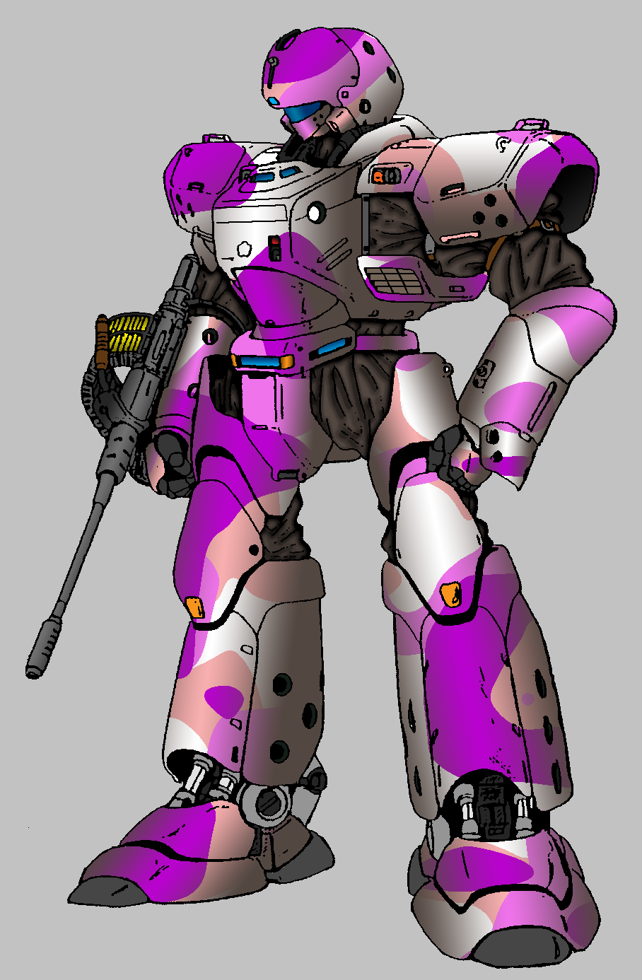 arl-99, helldiver, mecha, patlabor, recolor