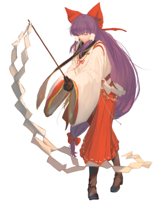 1girl, alternate_costume, alternate_hairstyle, bell, black_gloves, bow, brown_footwear, closed_eyes
