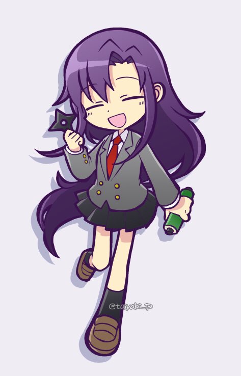 1girl, black_skirt, black_socks, brown_footwear, closed_eyes, collared_shirt, doradorakingyo, facing_viewer
