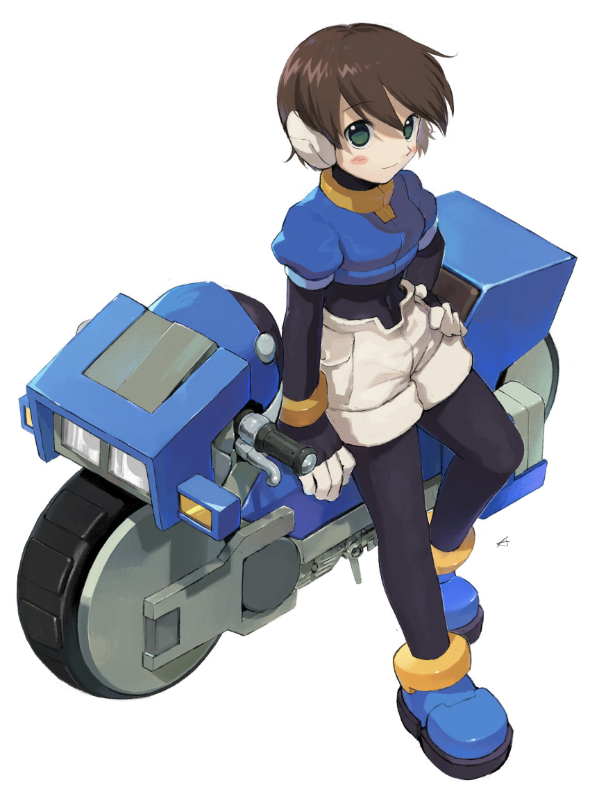 1girl, absurdres, aile_(mega_man_zx), black_bodysuit, blush_stickers, bodysuit, brown_hair, crop_top