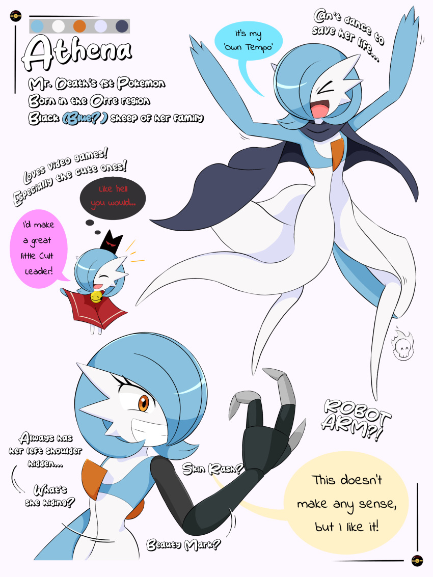>_<, 1girl, ^_^, absurdres, alternate_color, arm_at_side, arms_up, bell