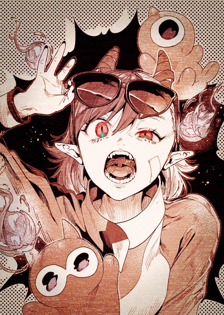 1girl, ado_(utaite), ashura-chan, cloud_nine_inc, commentary, daisukisan, hair_between_eyes, highres