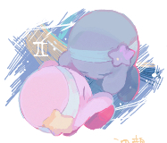 black_footwear, closed_eyes, colored_skin, commentary_request, face-to-face, gemini_(symbol), gemini_(zodiac), grey_skin