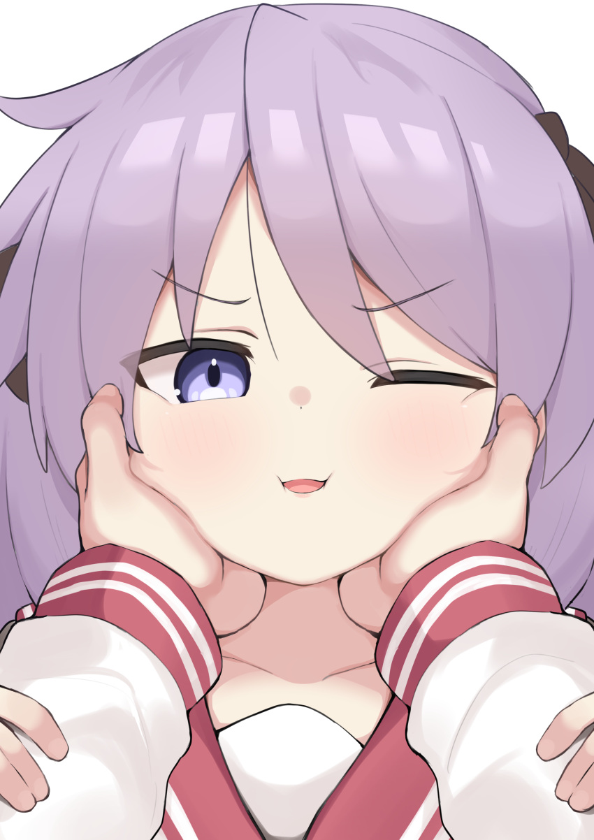 1girl, :i, absurdres, black_bow, blue_eyes, bow, closed_mouth, hair_bow