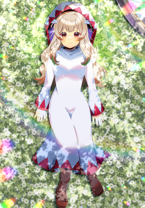 1girl, amatsuna_sasaha, blush, boots, breasts, brown_eyes, brown_footwear, brown_hair
