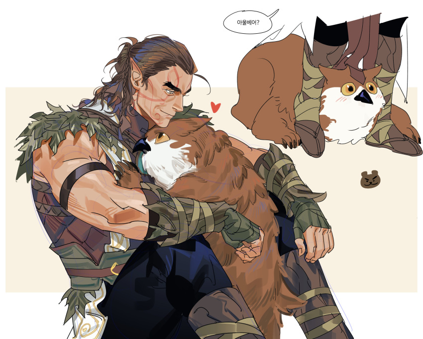 absurdres, baldur's_gate, baldur's_gate_3, braid, brown_eyes, brown_hair, dungeons_and_dragons, elf