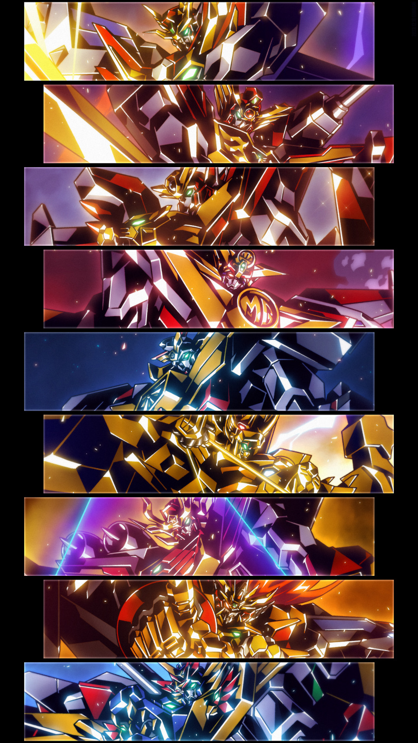 absurdres, armor, babamba, fire_j-decker, full_armor, gattai, genesic_gaogaigar, glowing