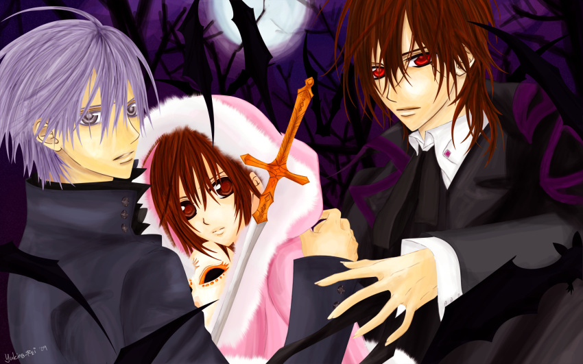 kiryu_zero, kuran_kaname, tagme, vampire_knight, yuuki_cross
