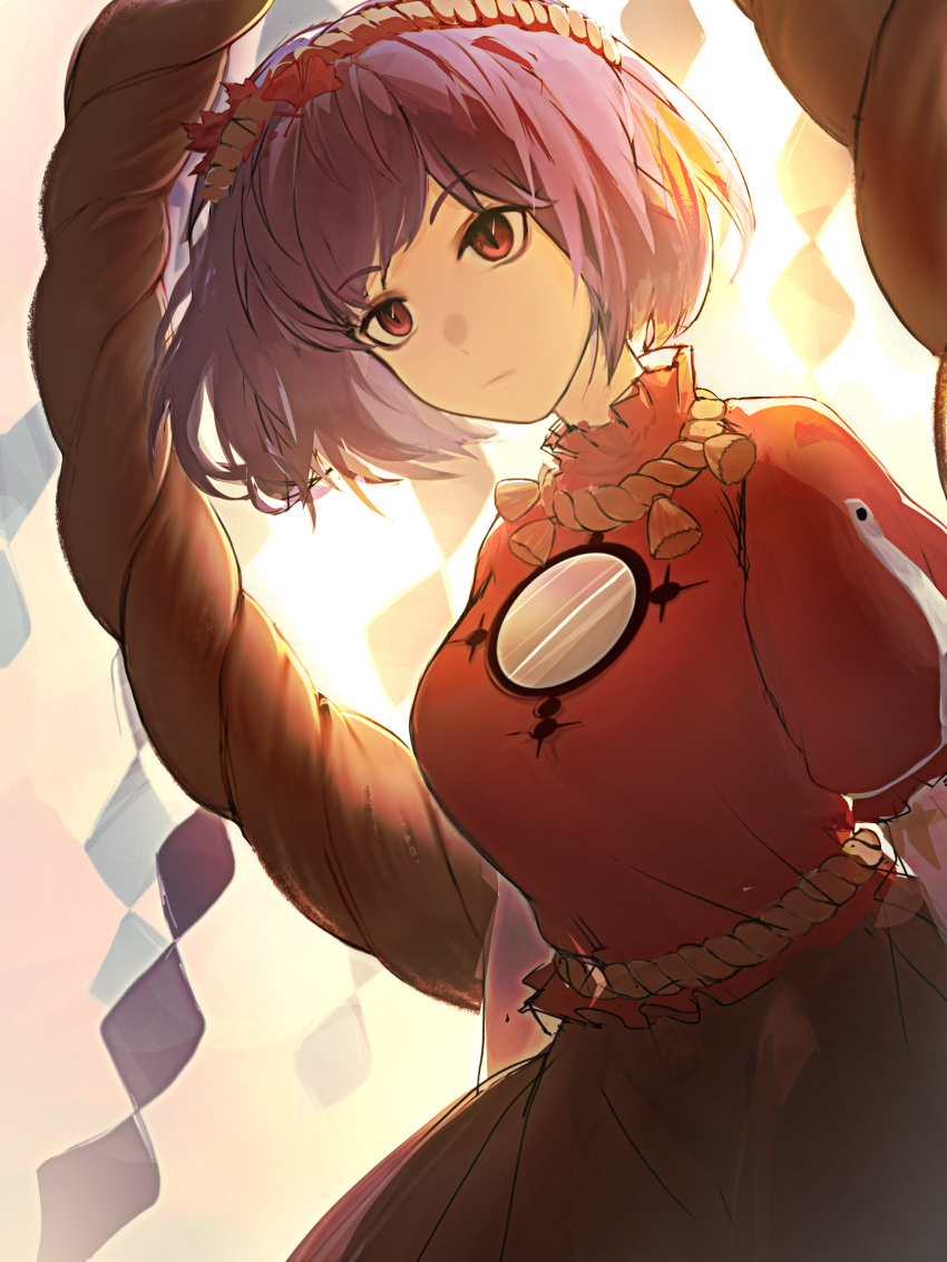 1girl, breasts, chinese_commentary, closed_mouth, commentary_request, dark_skin, euthan, highres