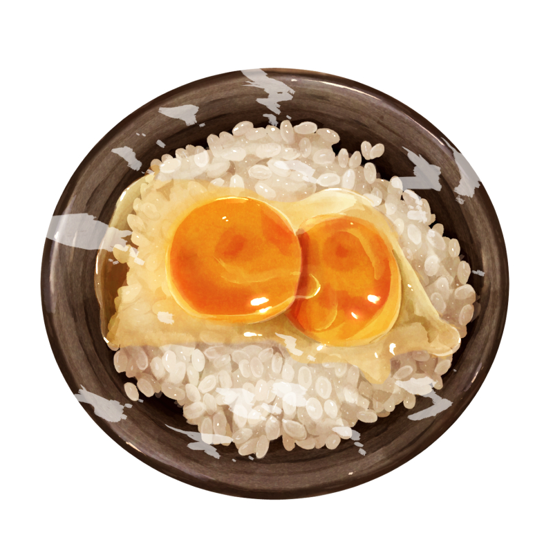 bowl, egg_(food), egg_yolk, food, food_focus, kaneko_ryou, no_humans, original