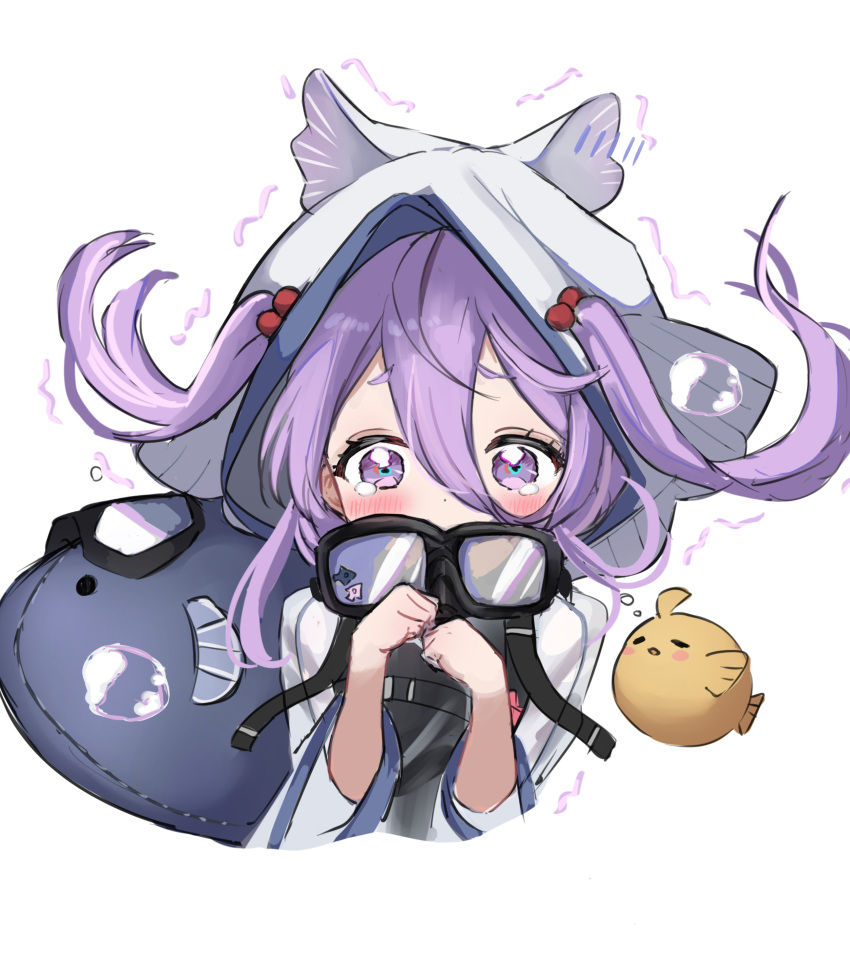 1girl, absurdres, ahoge, air_bubble, azur_lane, blush, bubble, flasher_(azur_lane)