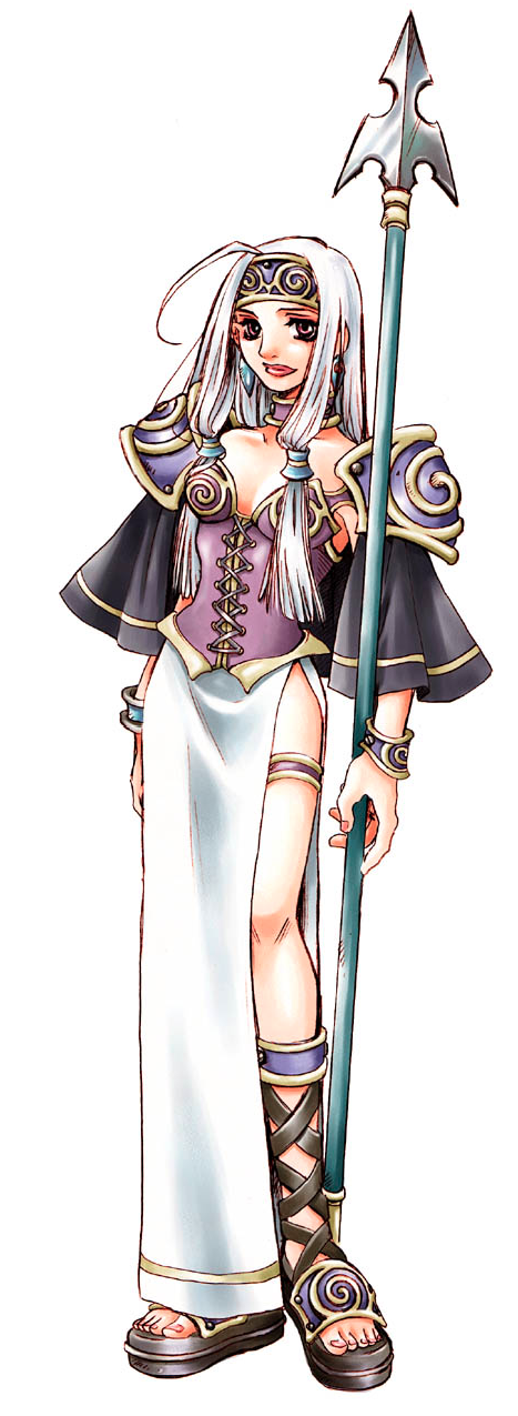 1990s_(style), 1girl, ahoge, albino, arms_at_sides, black_capelet, bracelet, capelet