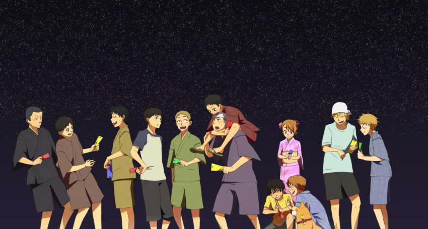 abe_takaya, hamada_yoshirou, hanai_azusa, izumi_kousuke, mihashi_ren, mizutani_fumiki, nishihiro_shintarou, ookiku_furikabutte