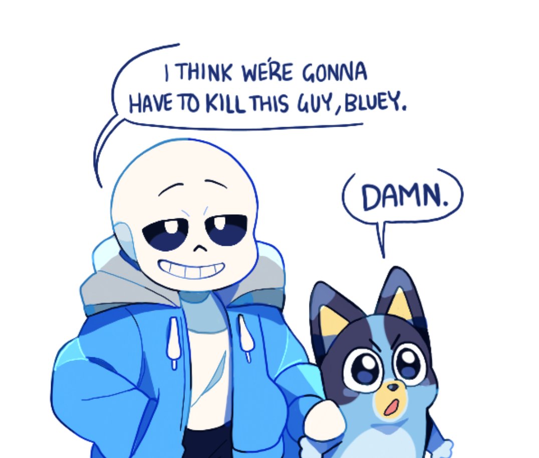 1boy, 1girl, blue_jacket, bluey, bluey_(bluey), bright_pupils, commentary, crossover