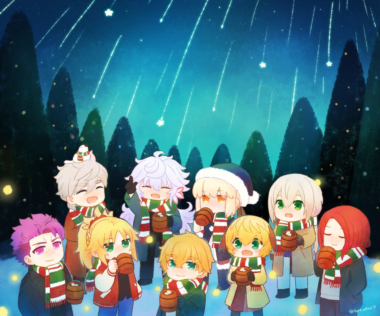 artoria_pendragon_(fate), bedivere_(fate), fate/grand_order, fate_(series), gareth_(fate), gawain_(fate), hmr_alter7, lancelot_(fate/grand_order)