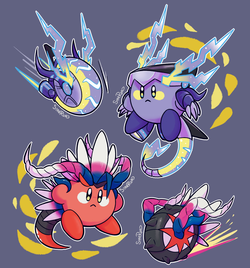 claws, colored_skin, copy_ability, highres, kirby, kirby_(series), koraidon, miraidon