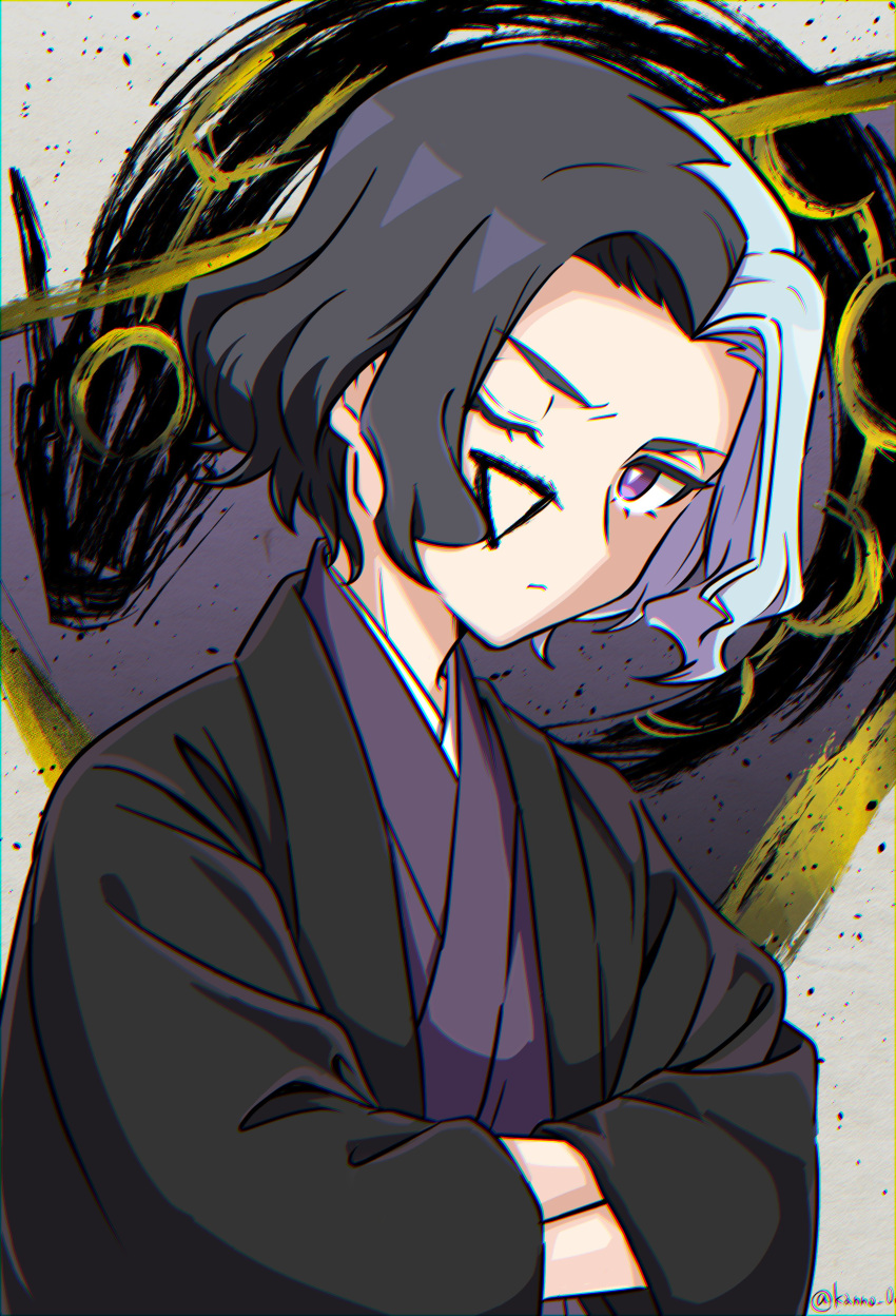1boy, absurdres, alternate_costume, amethio_(pokemon), black_jacket, bright_pupils, closed_mouth, commentary
