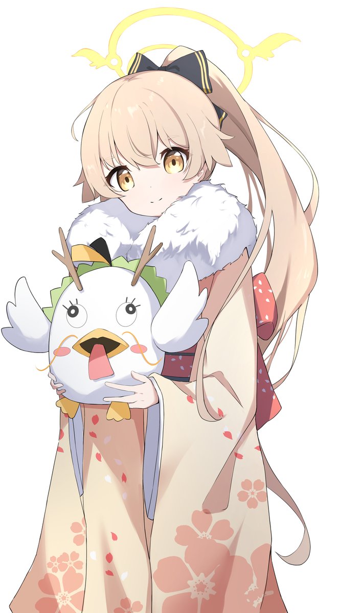 1girl, alternate_costume, alternate_hairstyle, blue_archive, blush, bow, hair_between_eyes, hair_bow