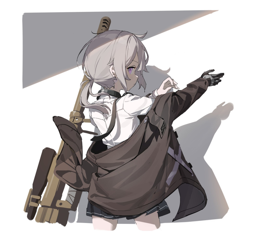1girl, 2t_(vmyz7342), bolt_action, cheytac_m200, cowboy_shot, cropped_legs, girls_frontline, gloves