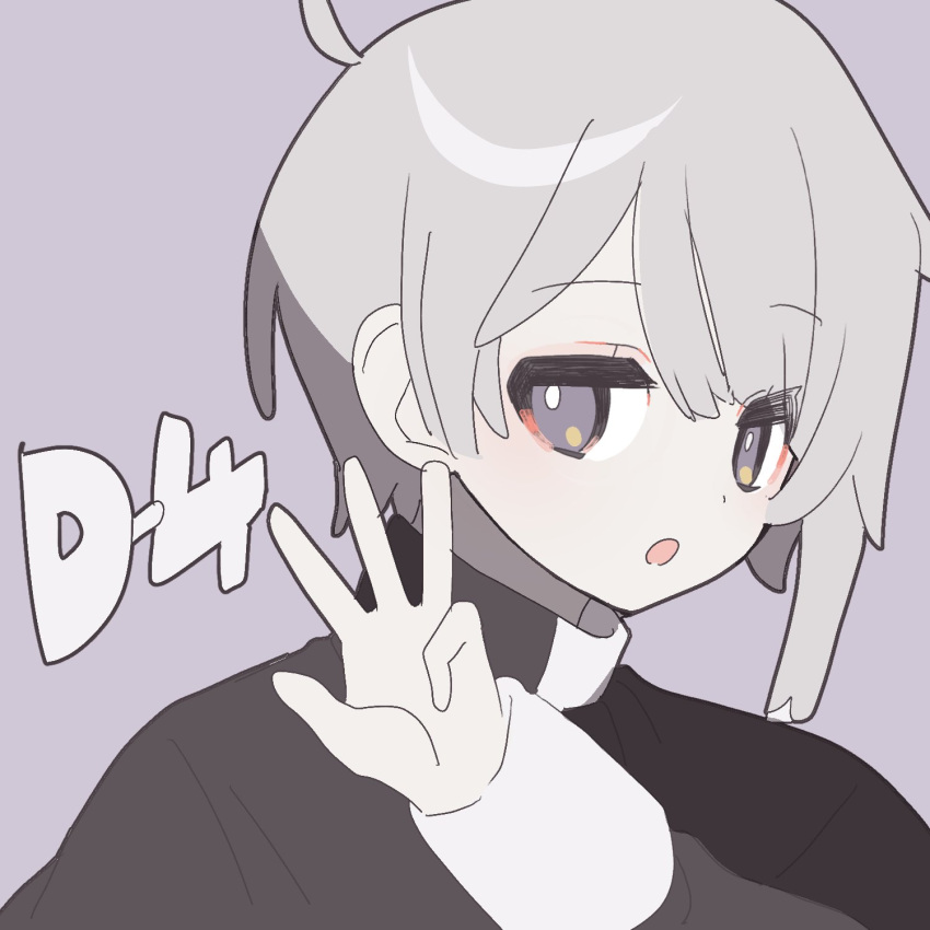 122pxsheol, 1boy, :o, asymmetrical_hair, bright_pupils, cassock, hand_gesture, happy_saint_sheol