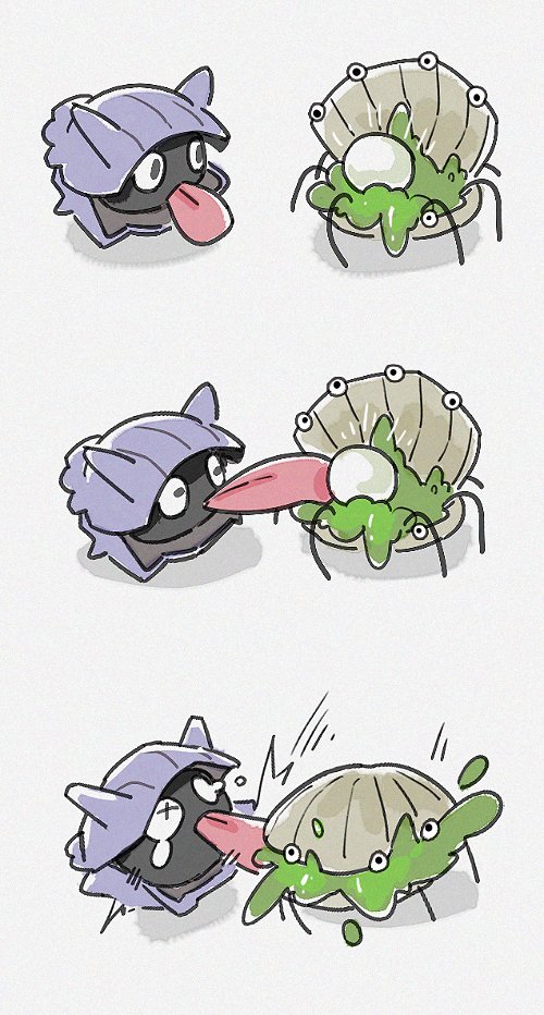 ambling_pearl, biting_tongue, clam, extra_ears, flaw_eight, gem, limbus_company, no_humans