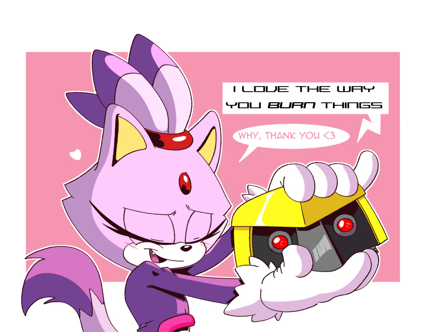 1girl, absurdres, animal_ears, blaze_the_cat, cat_ears, cat_girl, cat_tail, closed_eyes