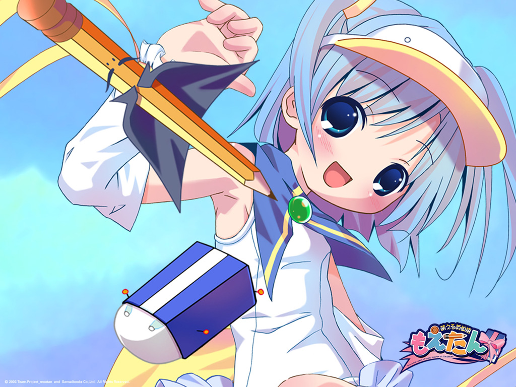 one-piece_swimsuit, oni-kun, pastel_ink, pen-kun, pop, school_swimsuit, swimsuit, wallpaper