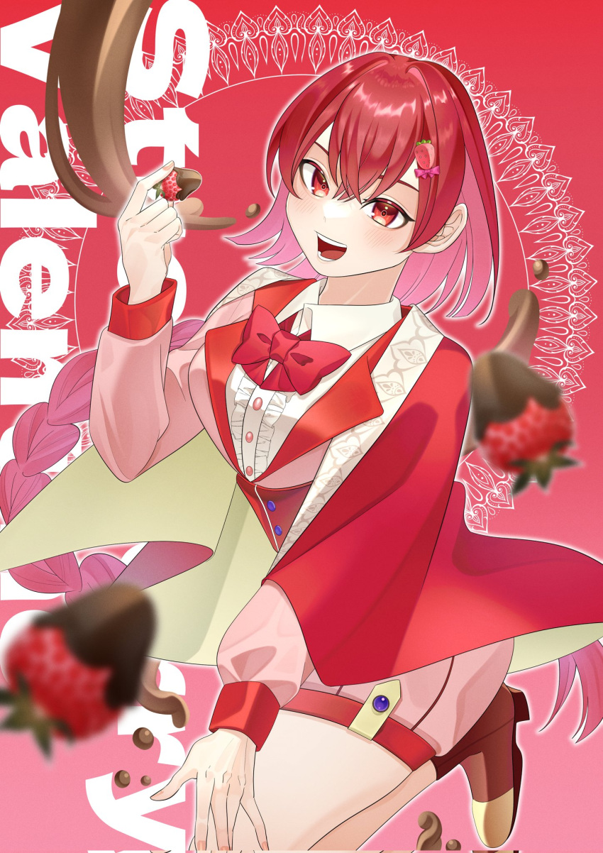 alternate_costume, ascot, bob_cut, boots, bow, bowtie, brown_footwear, capelet