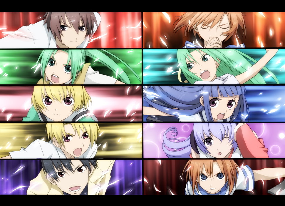 black_eyes, black_hair, blonde_hair, blue_eyes, blue_hair, brown_eyes, brown_hair, closed_eyes