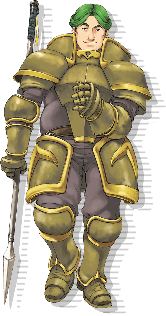 1boy, armor, bors_(fire_emblem), fire_emblem, fire_emblem:_the_binding_blade, full_body, gauntlets, green_eyes