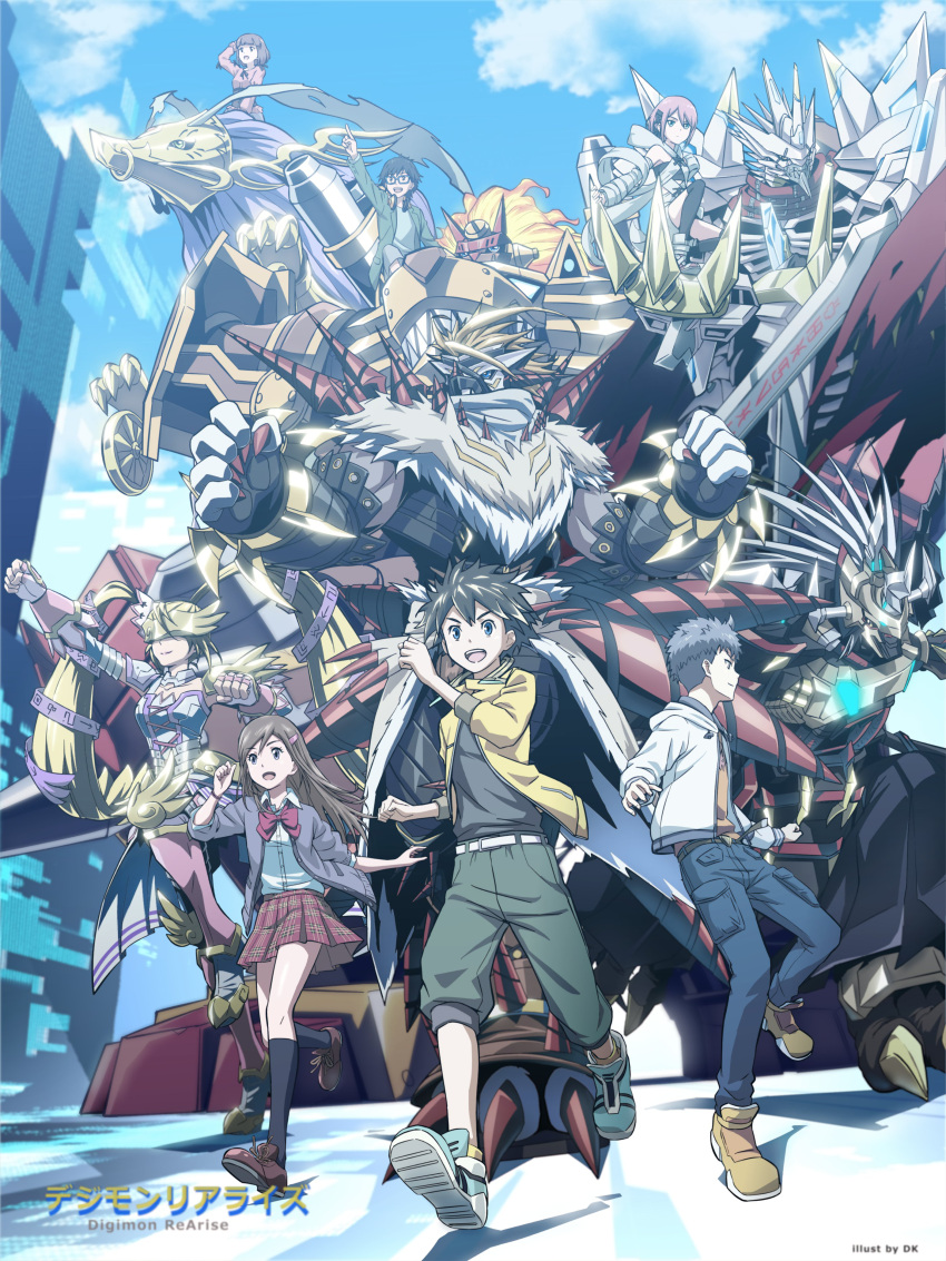 absurdres, angel, armor, blonde_hair, claws, digimon, digimon_rearise, dk_(13855103534)