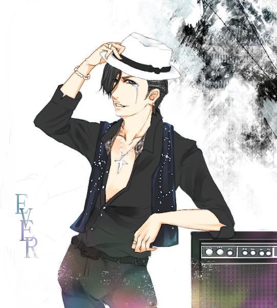 fedora, gackt, sparkle, speaker, tagme