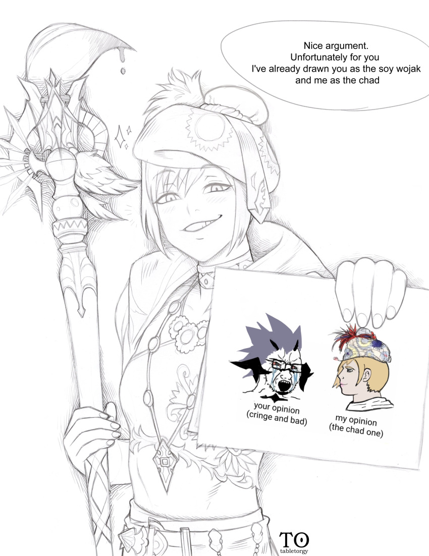 1girl, absurdres, au_ra, choker, drawing_(object), final_fantasy, final_fantasy_xiv, fingernails