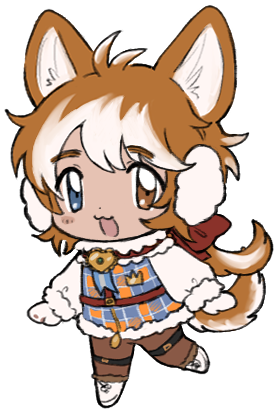 1boy, :3, animal_ears, animal_hands, blue_eyes, blue_jacket, boots, borrowed_character