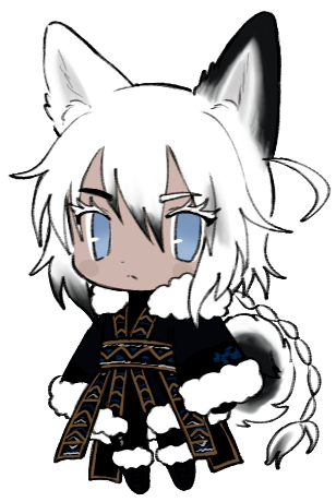 1girl, ahoge, animal_ears, black_coat, black_footwear, black_gloves, black_hair, black_pants