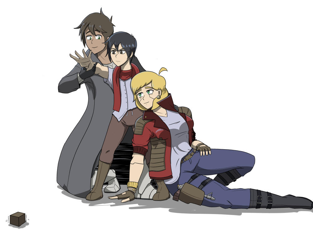 detective, family, father_and_son, jas'un_xin, jedi, littlemisscalculated, mercenary, mother_and_son