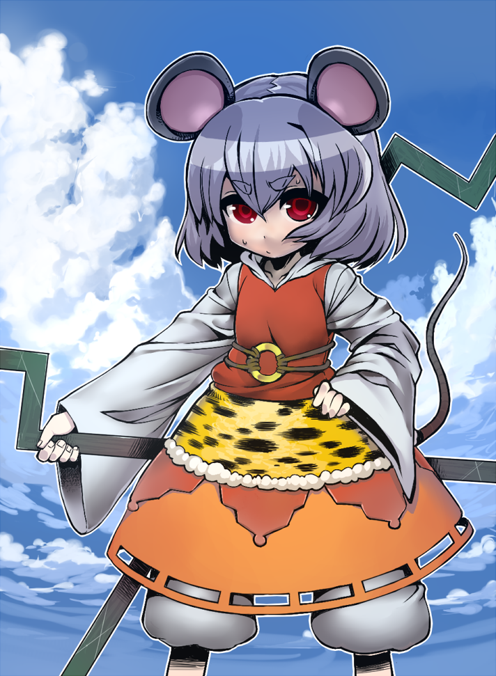 cosplay, nazrin, solo, tail, toramaru_shou, toramaru_shou_(cosplay), touhou