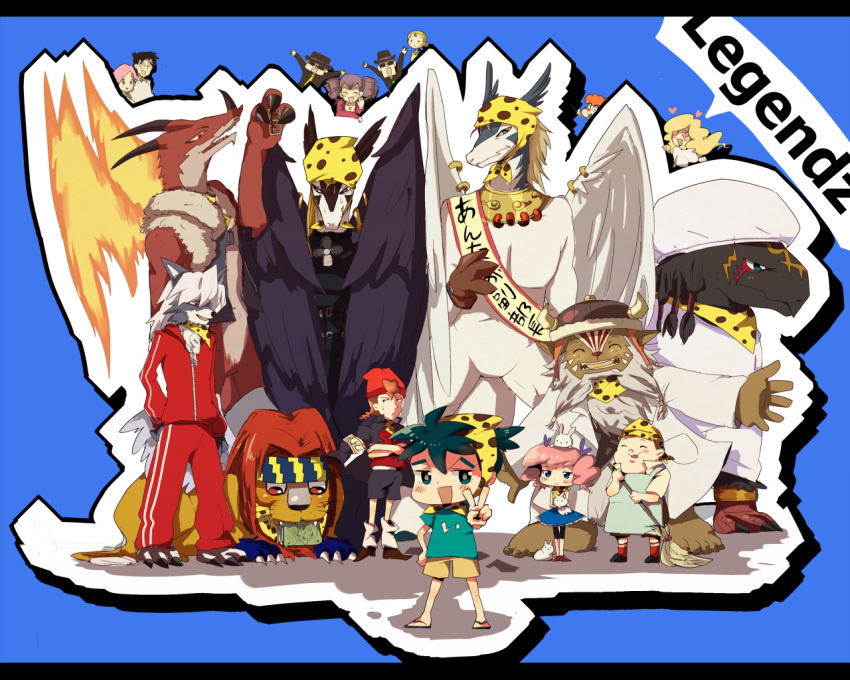 bandana, bb_(legendz), bigfoot, bigfoot_(legendz), blazedragon, bow, bowtie, brown_hair