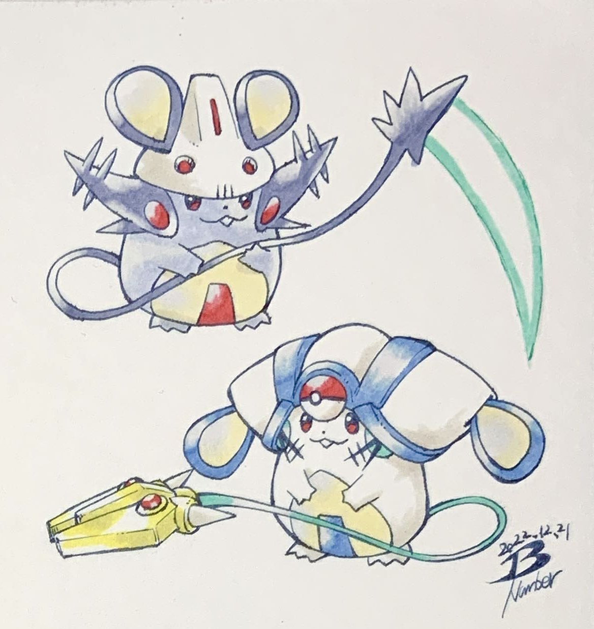 cosplay, dated, dedenne, energy_blade, fang, fang_out, fusion, helmet