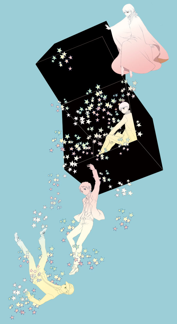 adachi_tohru, izanami, namatame_tarou, narukami_yuu, persona, persona_4, seta_souji, star
