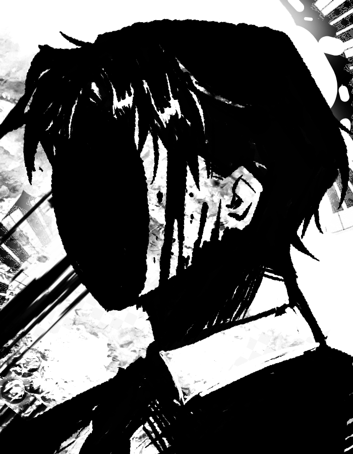 1boy, blood, blood_on_face, collared_shirt, greyscale, library_of_ruina, looperioo, male_focus