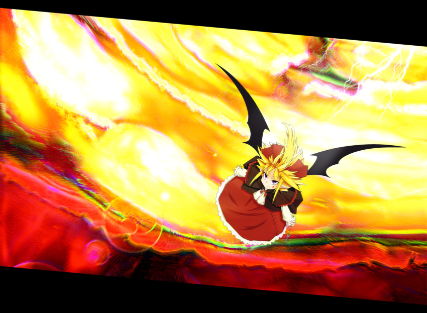 elis_(touhou), pointy_ears, solo, touhou, touhou_(pc-98), viki00, wings