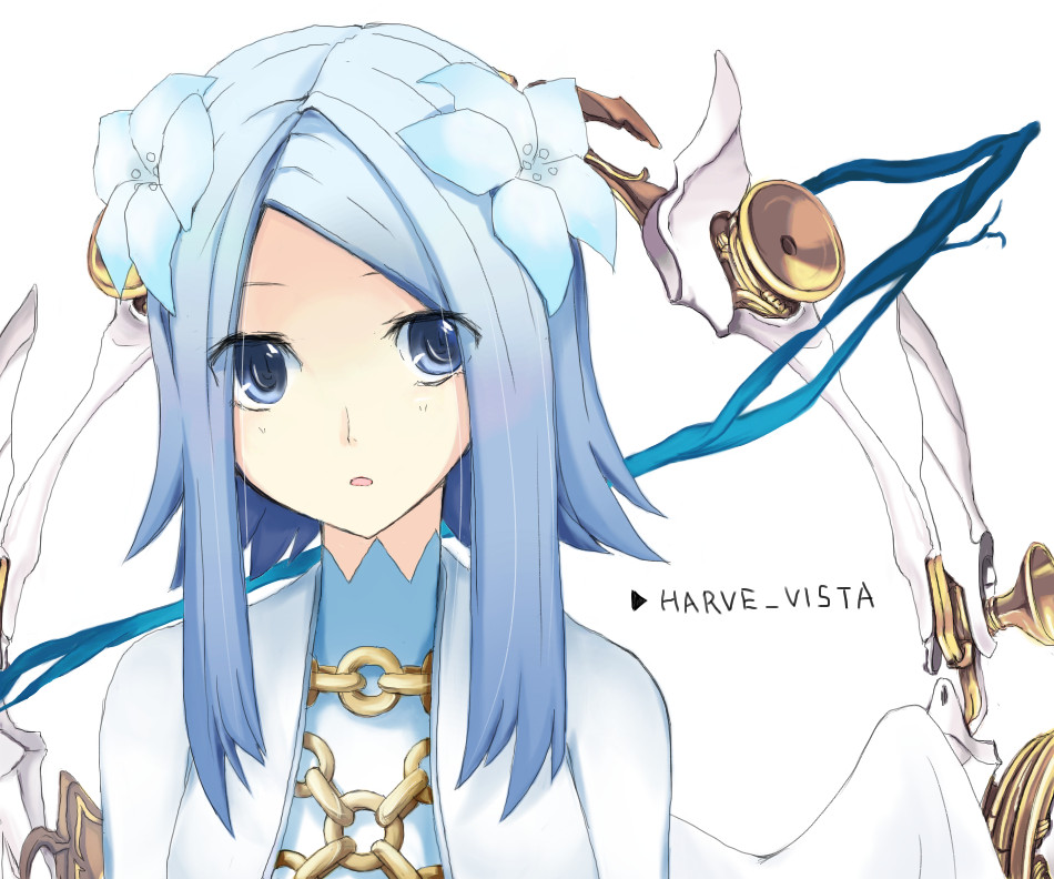 ar_tonelico, ar_tonelico_iii, blue_eyes, blue_hair, flower, gust, hair_flower, hair_ornament