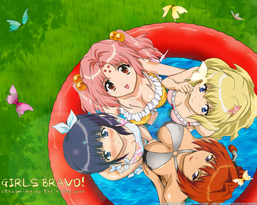 fukuyama_lisa, girls_bravo, koyomi_hare_nanaka, maharu_sena_kanaka, miharu_sena_kanaka, swimsuit