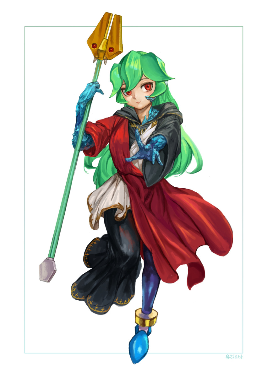 1girl, absurdres, android, asymmetrical_clothes, cosplay, crossover, crystal_exarch, crystal_exarch_(cosplay)